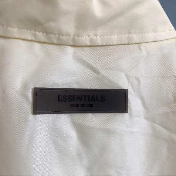 NWT fear of god ESSENTIALS canary jacket unisex s oversize fit - Picture 7 of 8